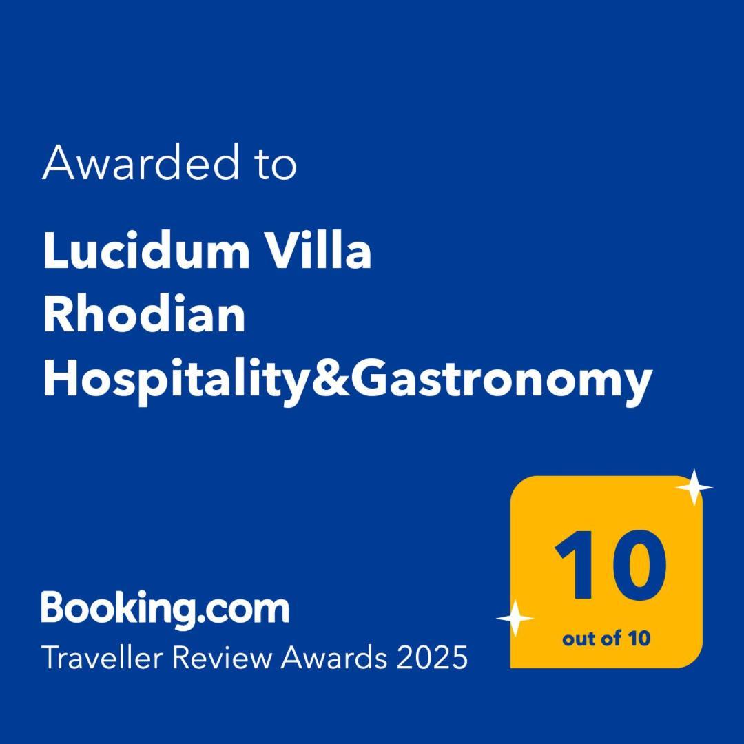 Lucidum Villa Rhodian Hospitality & Gastronomy Faliraki Exterior photo